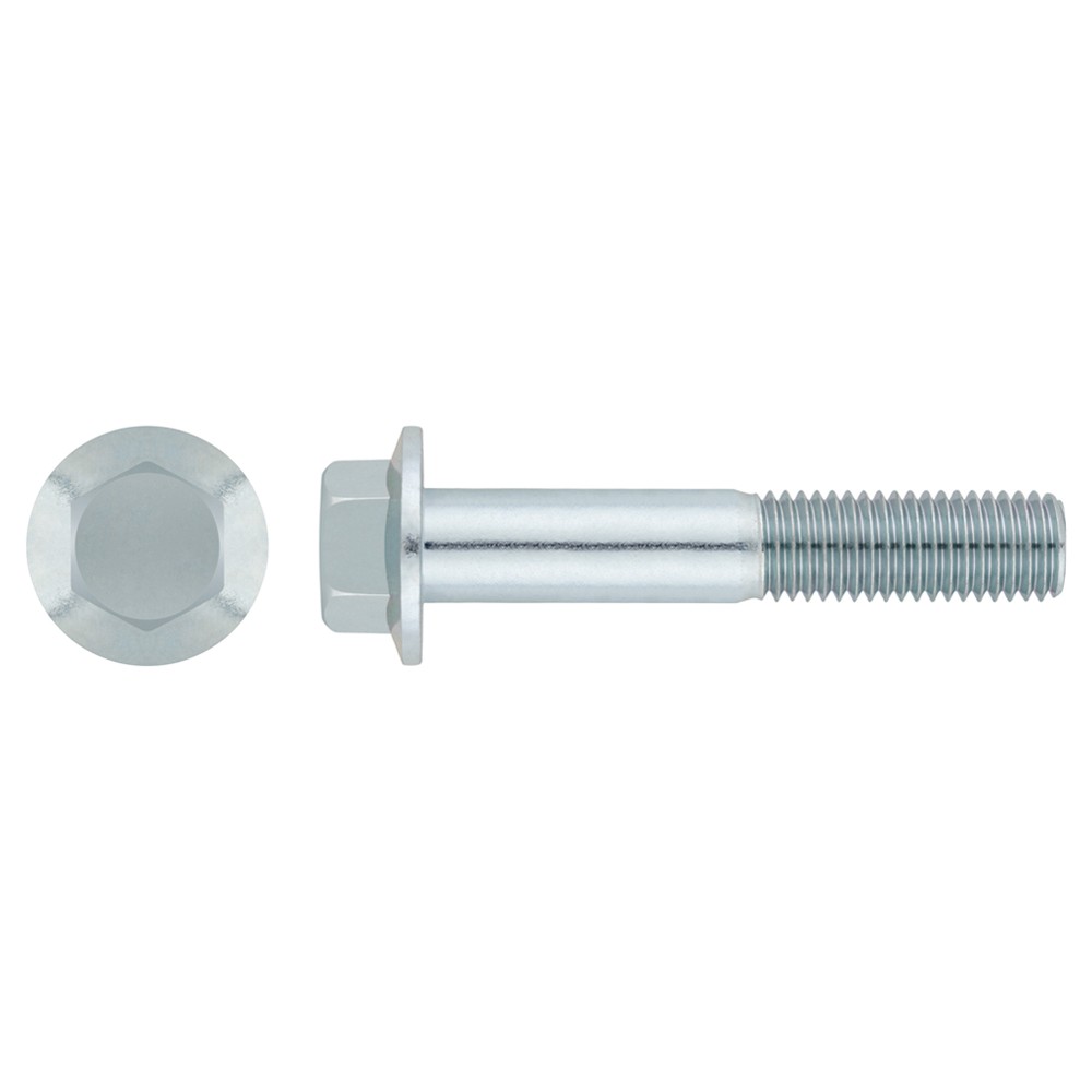 DIN-6921 [CP] Tornillo cabeza hexagonal con arandela estampada y grafilada. Acero calidad 8.8. Zincado